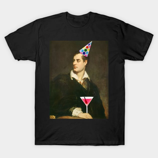 Birthday Byron T-Shirt by spyderfyngers